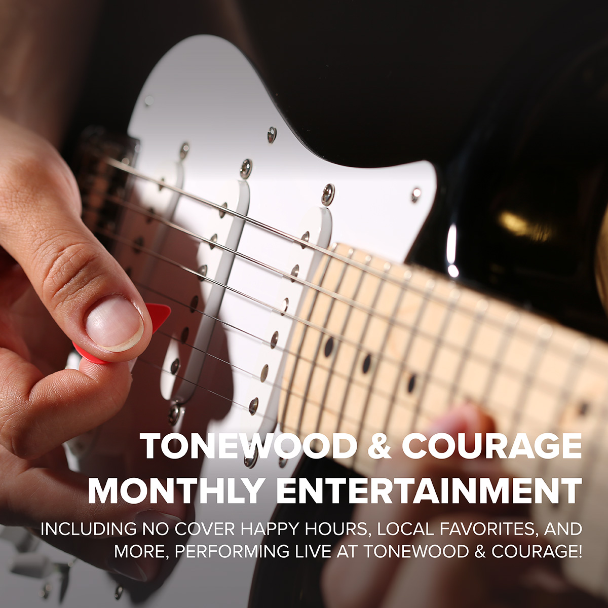 Tonewood & Courage Monthy Entertainment