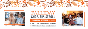 Shop Sip Stroll at First Street Napa