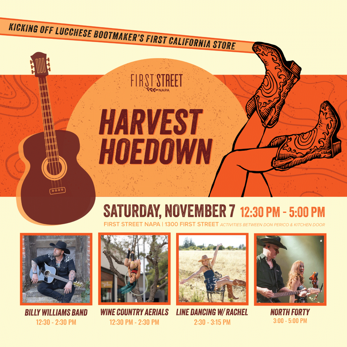 Big events in downtown Napa Harvest Hoedown